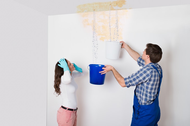 Water Stain, Leak, cleaning, walls, solutions, mixtures, messy, tiles, paint, home made, DIY