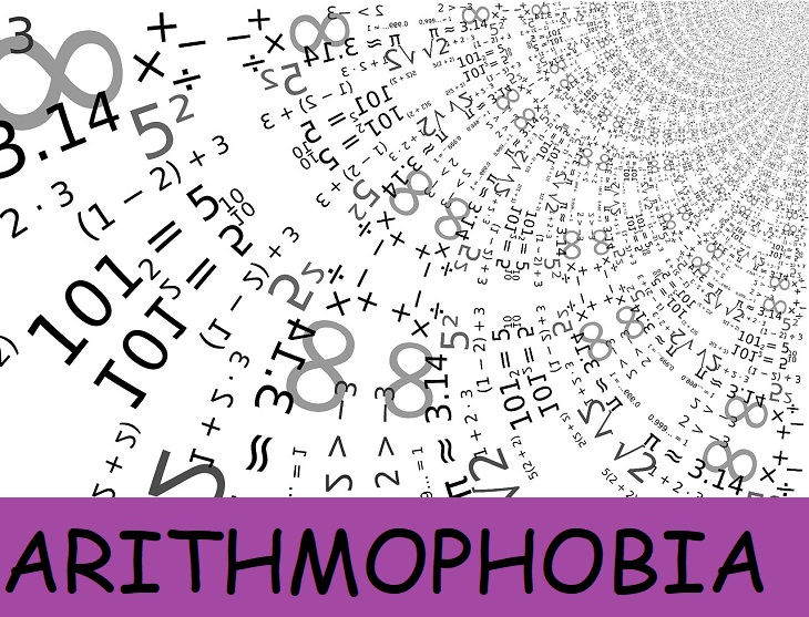 1. Arithmophobia-El miedo de los números.