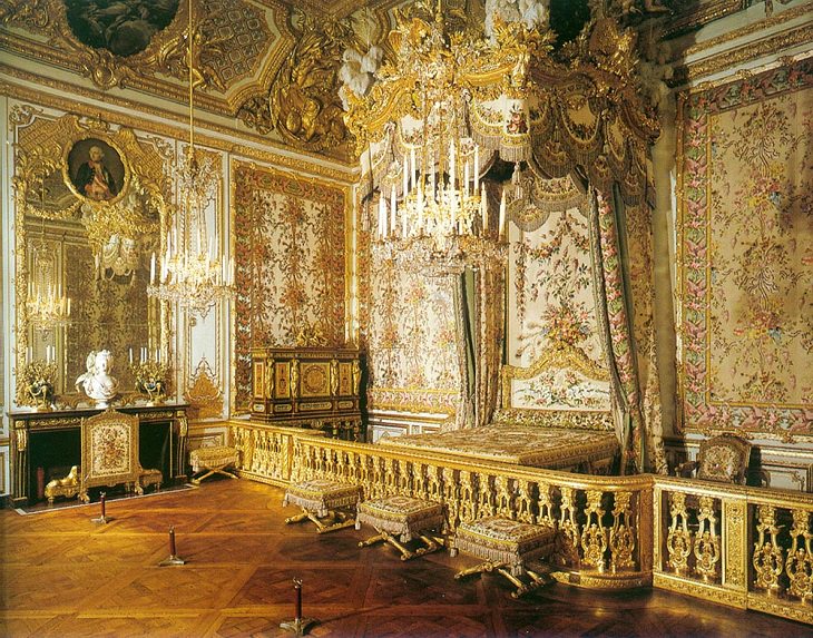 The Queen's Chamber, Chateau De Versailles, Ile De France, Paris, Palace, Royal Mansion, Garden, Forest, Fountain Show, Music and Lights Show