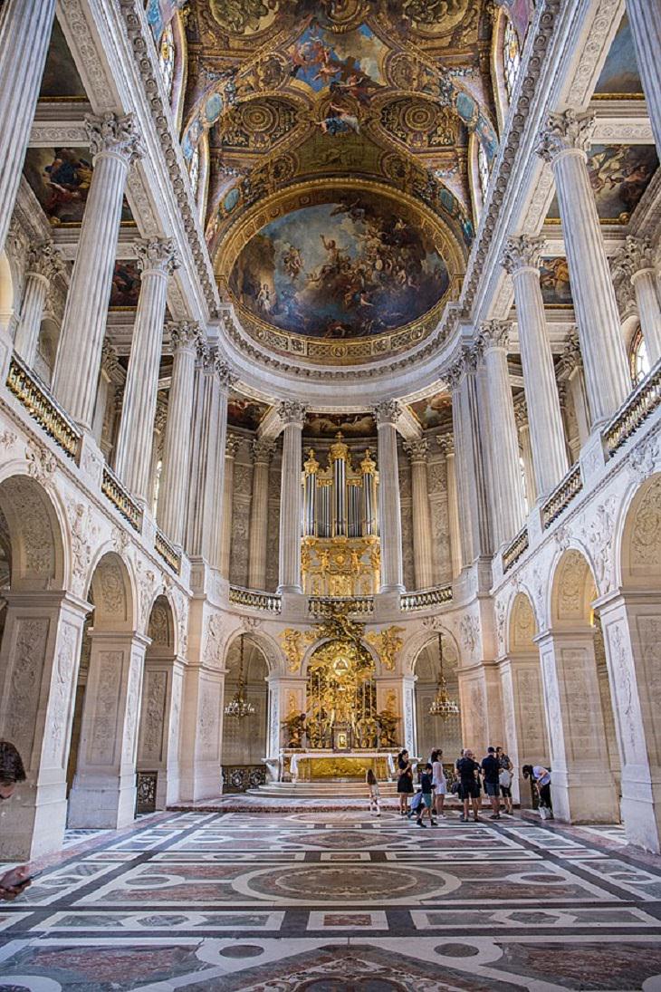 Royal Chapel, Chateau De Versailles, Ile De France, Paris, Palace, Royal Mansion, Garden, Forest, Fountain Show, Music and Lights Show