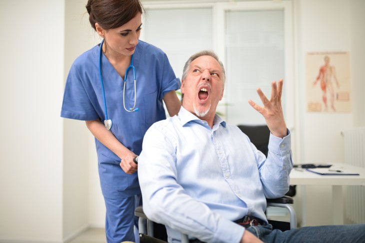 joke: nurse and angry patient