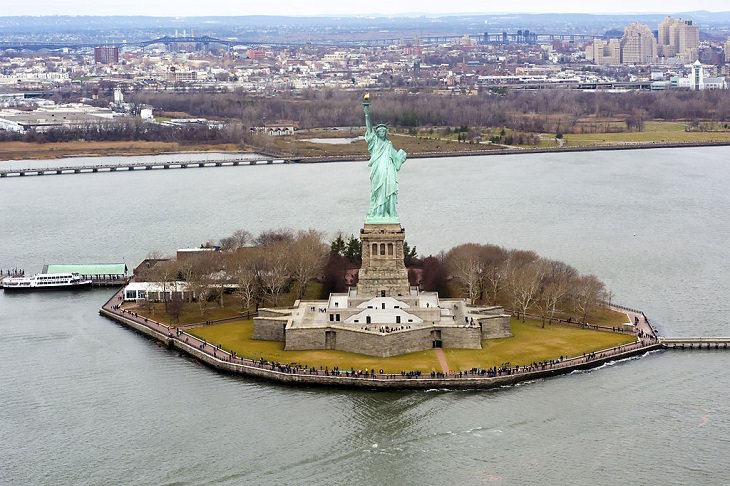Incredible destinations, structures, monuments, and natural landscapes listed as UNESCO World Heritage Sites, Statue of Liberty, New York City, New York 
