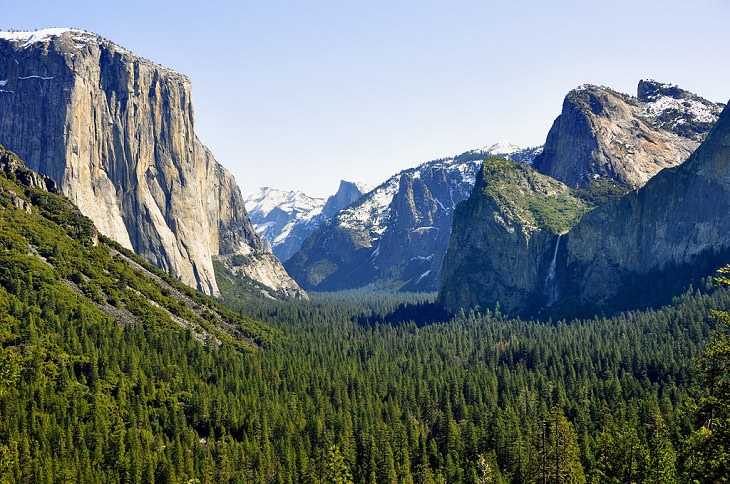 Incredible destinations, structures, monuments, and natural landscapes listed as UNESCO World Heritage Sites, Yosemite National Park, Tuolumne, Mariposa and Madera counties, California