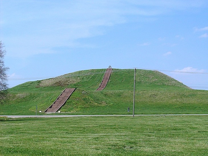 Incredible destinations, structures, monuments, and natural landscapes listed as UNESCO World Heritage Sites, Cahokia Mounds, St. Clair County, Illinois