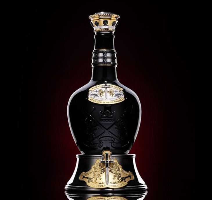 Most expensive spirits, liquors and alcohols sold across the world, Royal Salute Tribute To Honour: $215,000
