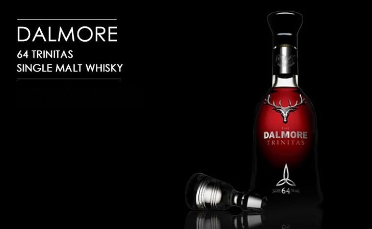 Most expensive spirits, liquors and alcohols sold across the world, Dalmore 64 Trinitas Single Malt Whisky, $160,000