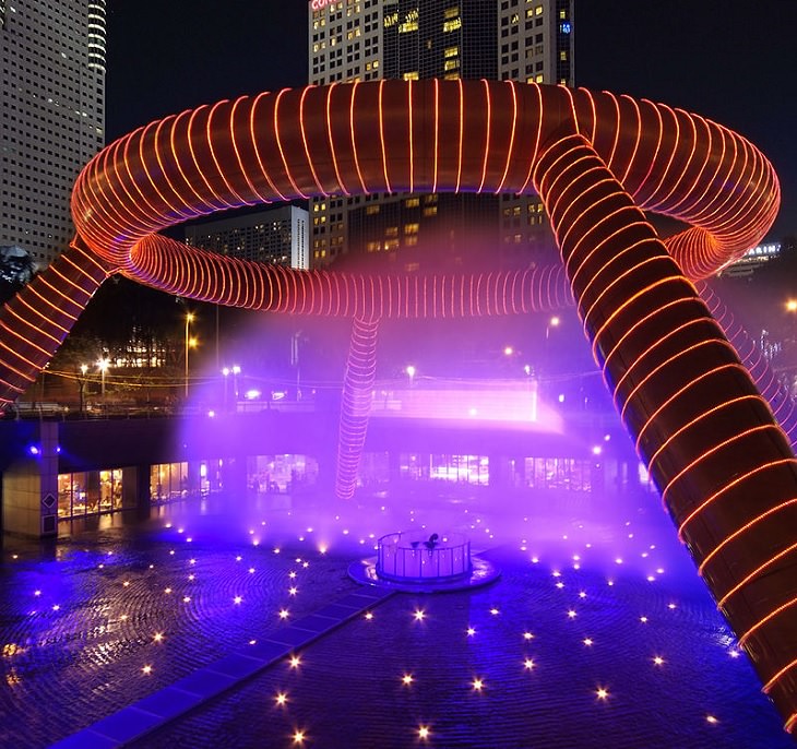 Beautiful and famous fountains found all around the world, The Fountain of Wealth, Suntec City, Singapore