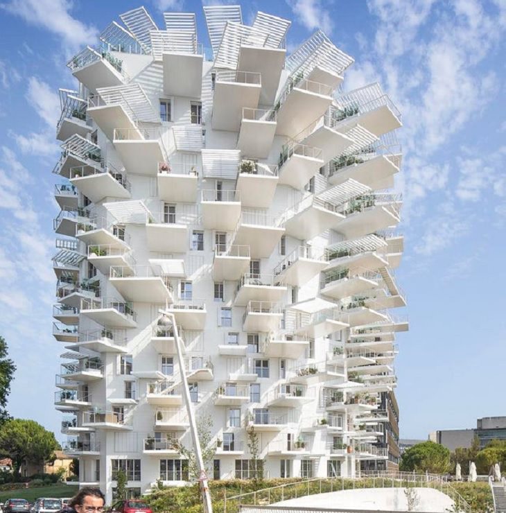 Weirdly designed and bizarre buildings from around the world, Sou Fujimoto’s ‘Arbre Blanc’ Tower in Montpellier, France