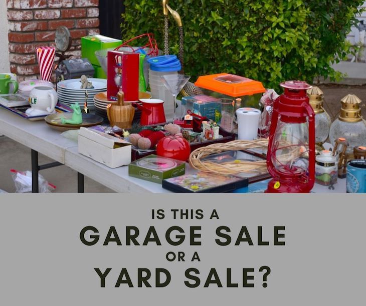  12 Funs Regional Terms Around the US, garage sale vs. yard sale