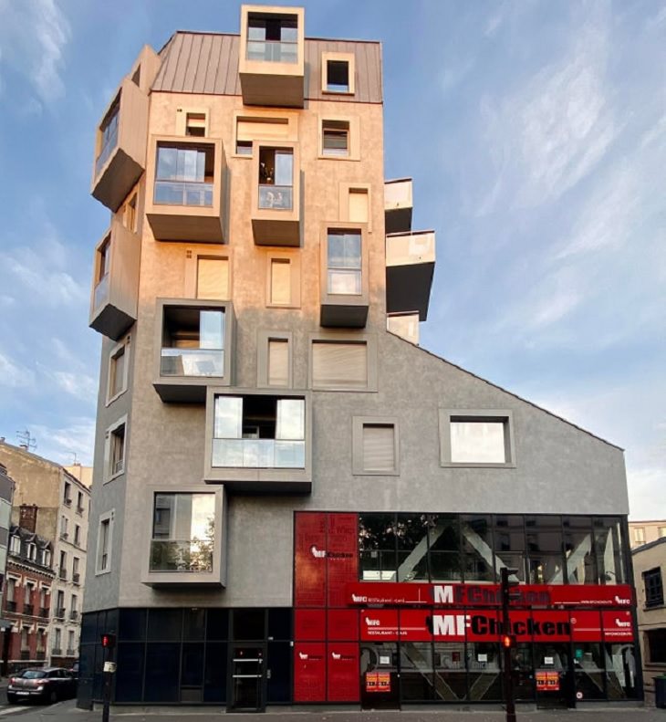 Weirdly designed and bizarre buildings from around the world, This strange building in Paris, France