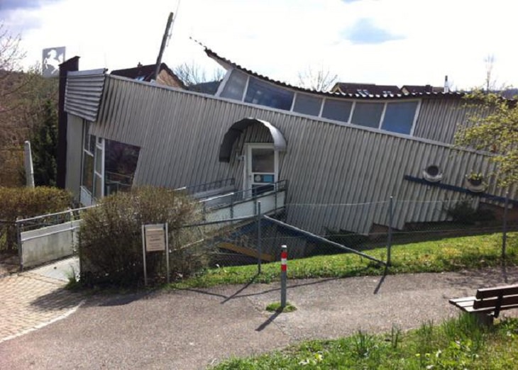 Weirdly designed and bizarre buildings from around the world, A kindergarten designed to look like a ship in storm, Kindergarten Luginsland, Behnisch & Partern in Stuttgart, Germany