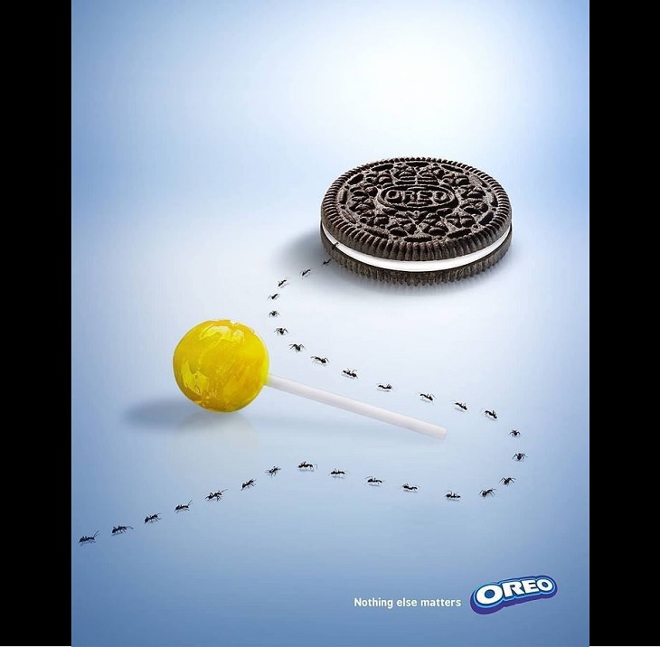 Ingenious and creatively designed advertisements (ads), Oreos
