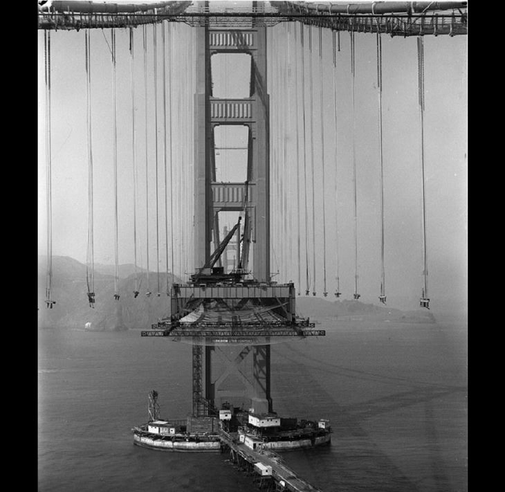 Amazing photographs of designs and manmade creations across the world, Building the Golden Gate Bridge
