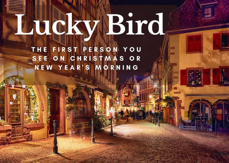 12 Long Forgotten Funny Christmas Words, lucky bird