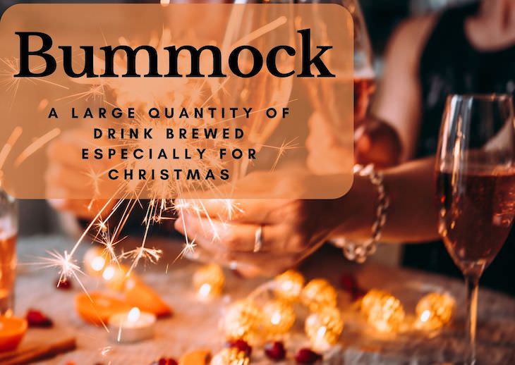 12 Long Forgotten Funny Christmas Words, bummock