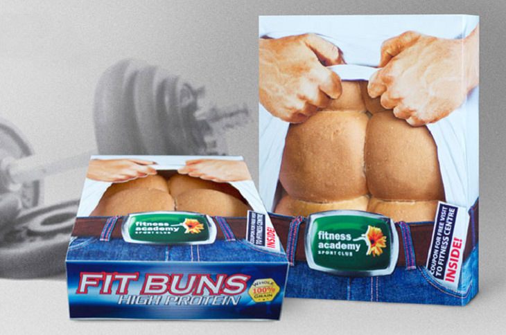 Products with unique and creative packaging, Fit Buns High Protein bread