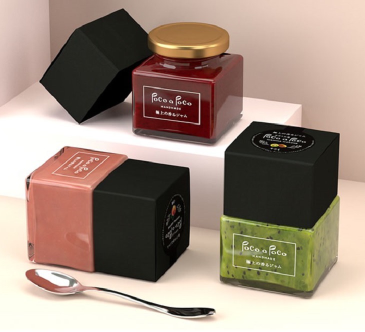 Products with unique and creative packaging, Jam Jars that look like Nail polish