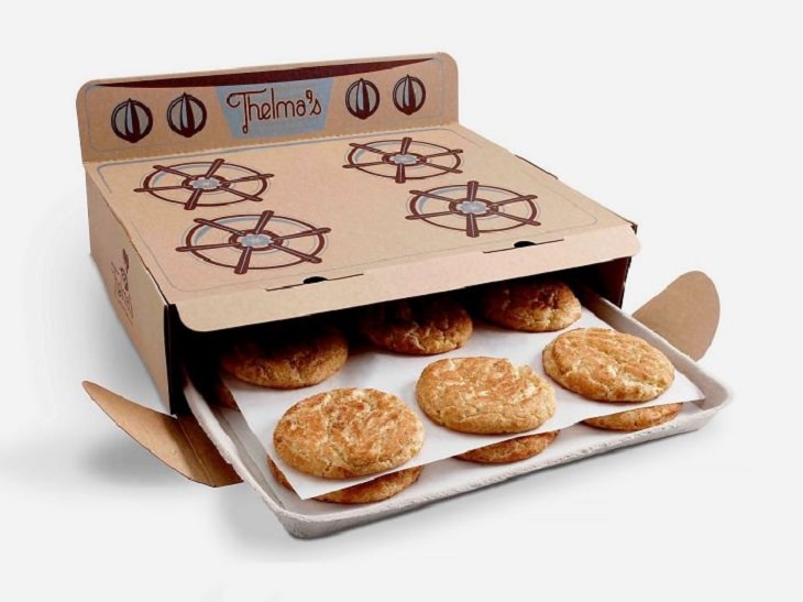 Products with unique and creative packaging, Thelma’s Cookies