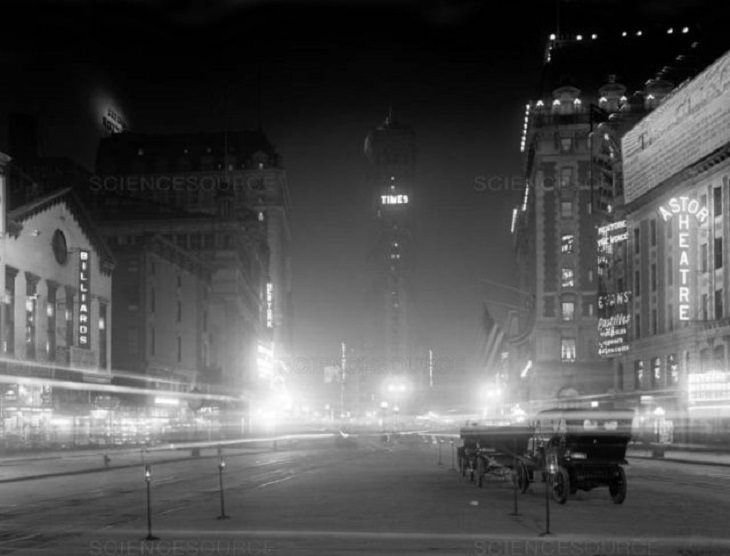 Historical photographs, Times Square in New York City, 1911