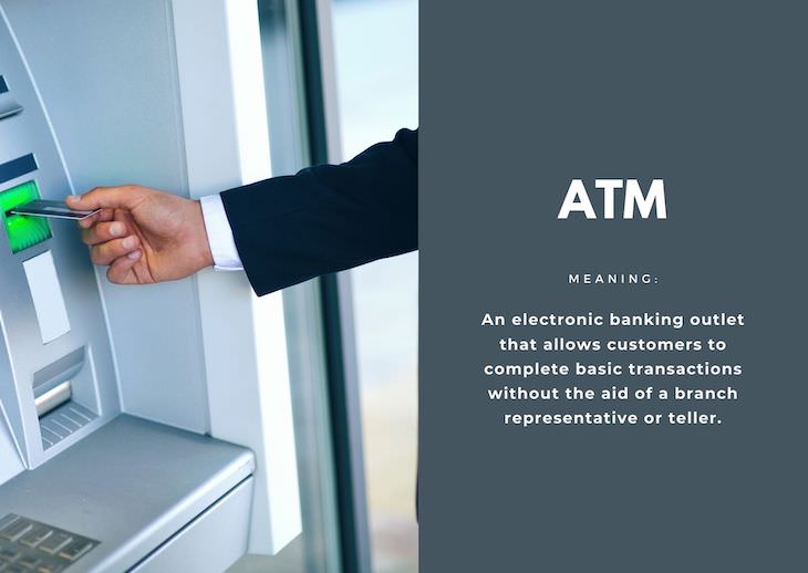 Popular Terms That Didn't Exist Before the 1970s, ATM