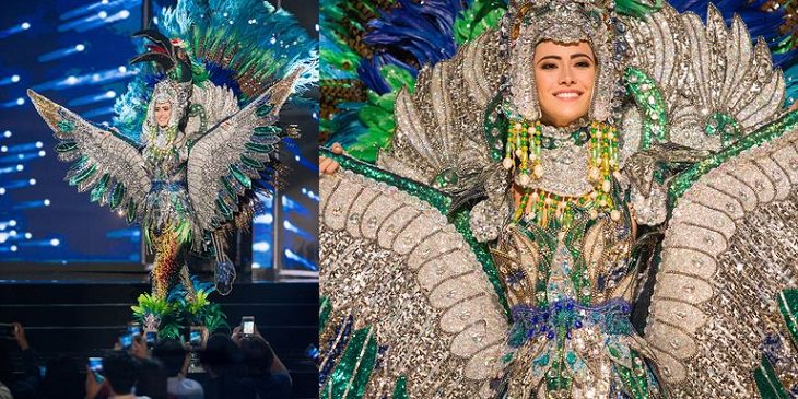 Magnificent, impressive and creative dresses and outs for the Miss Universe National Costume Show of 2017, 2018 and 2019, Marina Jacoby, Miss Nicaragua, 2017