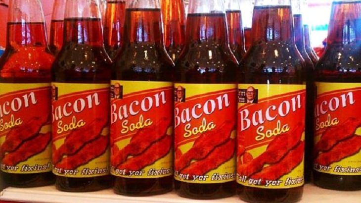 Weird, Strange and Odd soda flavors from around the world, Bacon Soda