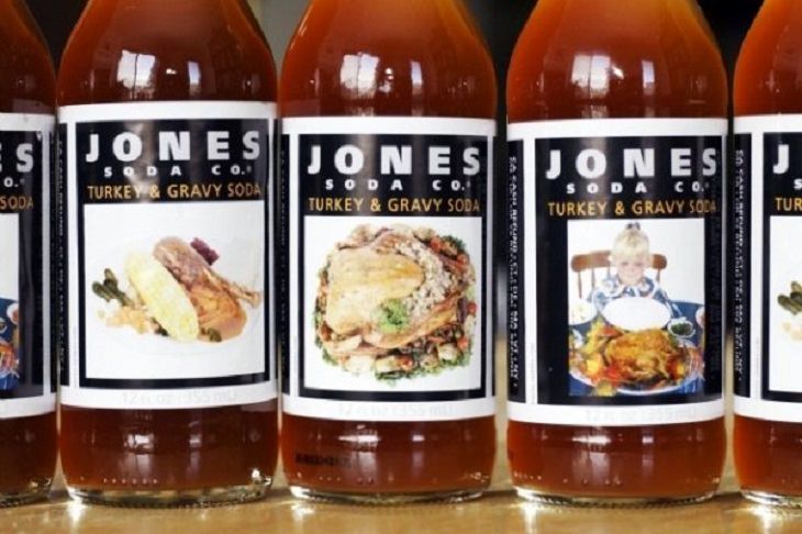 Weird, Strange and Odd soda flavors from around the world, Jones Turkey and Gravy Soda