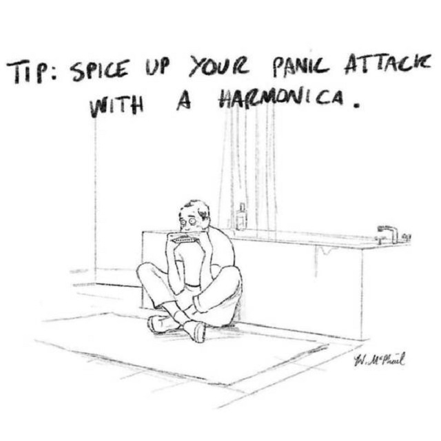 Hilarious comics and satire on everyday situations by New Yorker artist Will McPhail