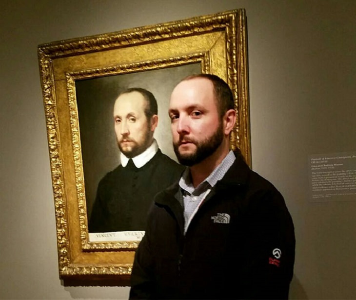 People who found their doppelgangers in art museums and paintings all over the world, 