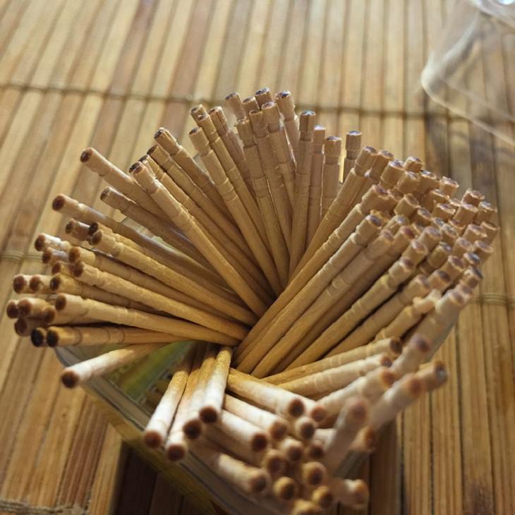 The Grooves On Restaurant Toothpicks