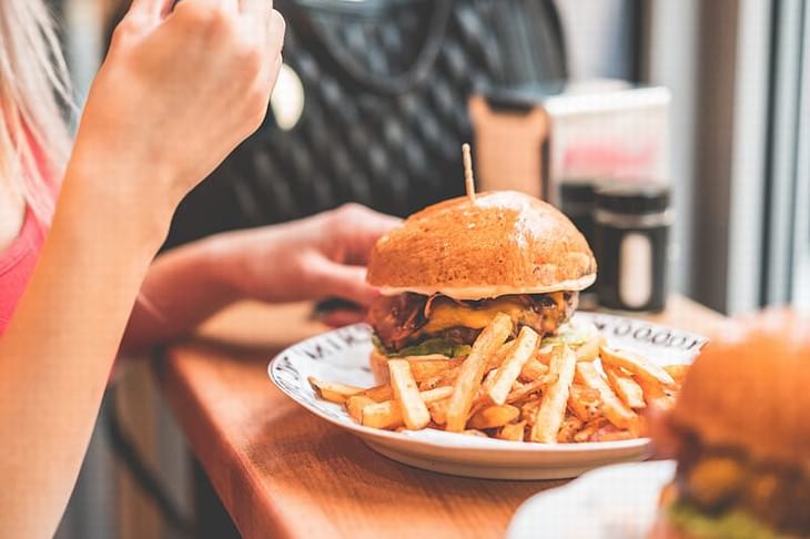 foods that cause constipation burger and fries