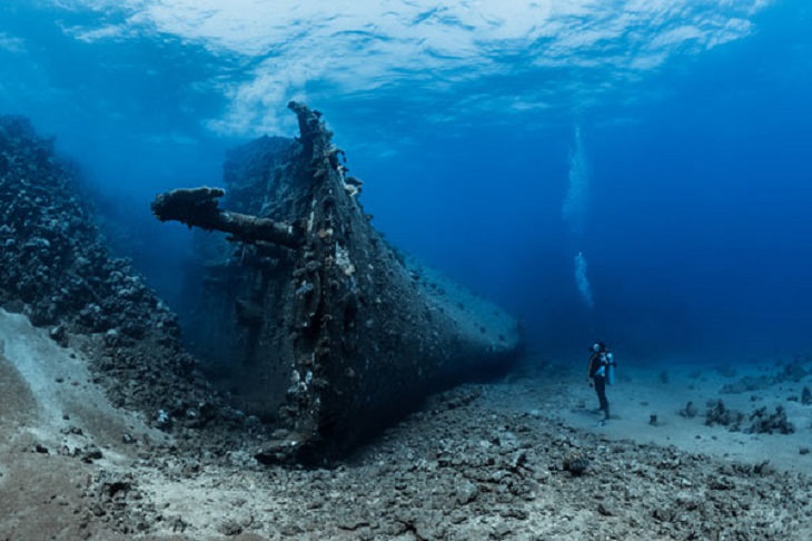 Stunning Collection of Photographs from the Ocean Art Photography competition of 2018, Million Hope Shipwreck, by Fabrice Dudenhofer: Honorable Mention, Mirrorless Wide Angle