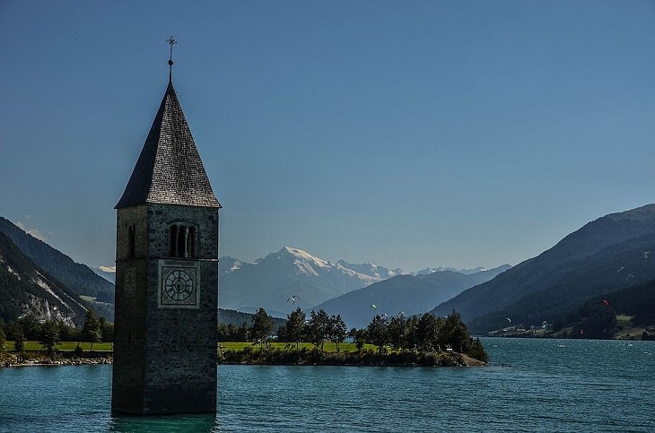 Resia Lake, Italy