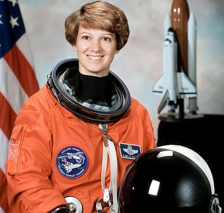 Strong and empowering women and their incredible trail blazing achievements,Commander Eileen Collins (1956 - present) , the first female pilot and mission commander of a space shuttle