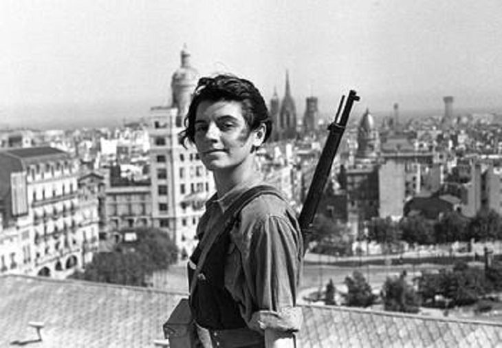 Strong and empowering women and their incredible trail blazing achievements,Marina Ginestà (1919 - 2014), a French-born Catalan veteran of the Spanish Civil War