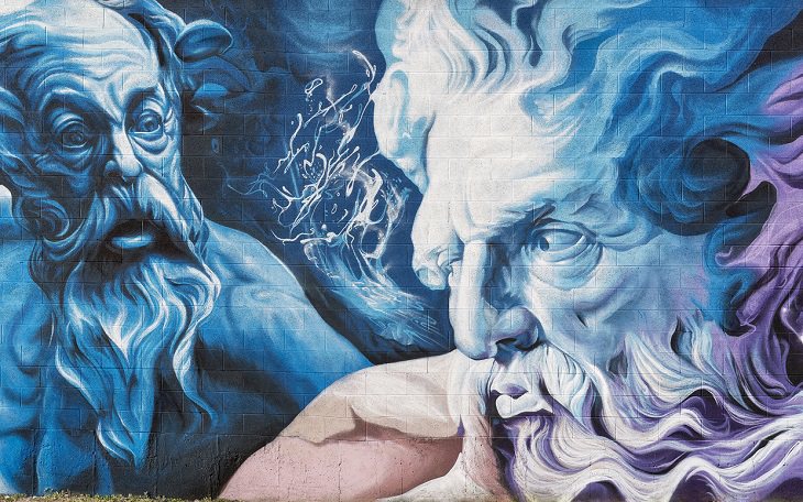 The best and most beautiful street art murals in all states across the United States of America, that send messages of culture, history and community, Utah, Salt Lake City, Zeus, by Shae Peterson