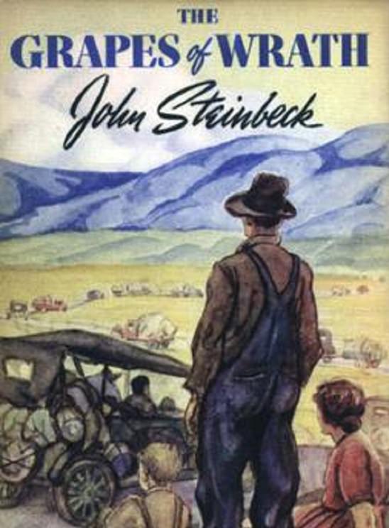 Books banned in the United States by the American Government or Courts, The Grapes of Wrath (1939), by John Steinbeck