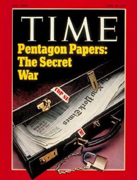 Books banned in the United States by the American Government or Courts, The Pentagon Papers: United States – Vietnam Relations, 1945–1967: A Study Prepared by the Department of Defense (1971), by Robert McNamara and the United States Department of Defense