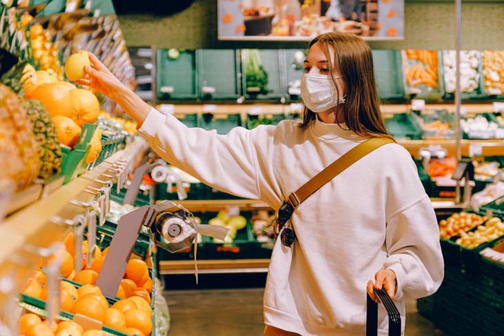 grocery bag, coronavirus