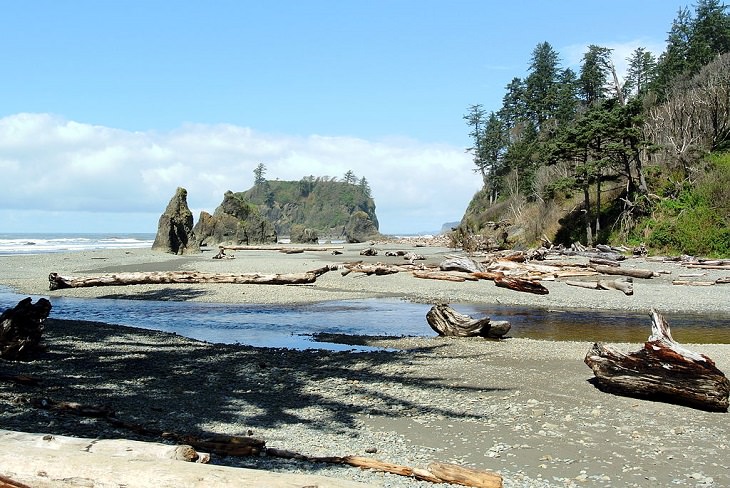 UNESCO World Network of Biosphere Reserves and their tourist attractions and activities from across the United States, America, US, Olympic National Park, Washington
