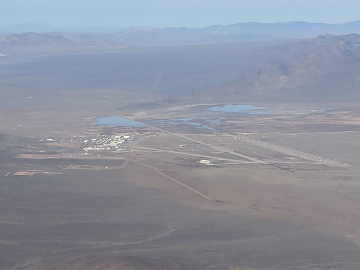 Photographs taken by private and commercial pilot from California, Gabriel Zeifman, while flying legally over mysterious Area 51 (United States Air Force Facility Homey Airport (KXTA) and Groom Lake)