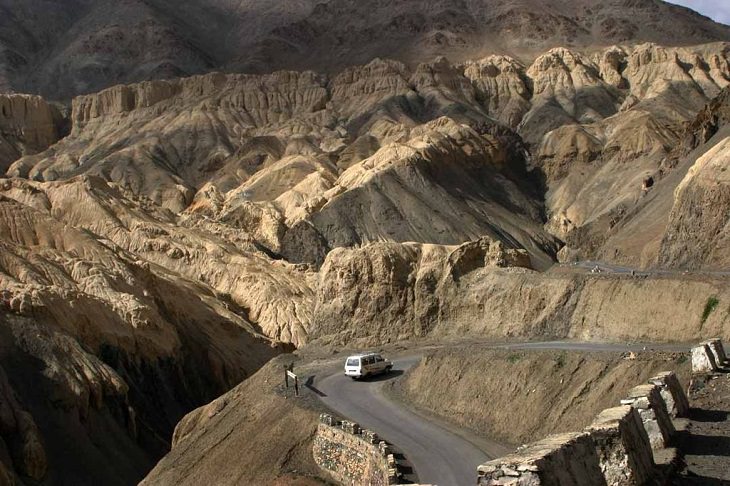 Beautiful scenery, sights and landscapes that can be seen by tourists and travelers in Ladakh, Union Territory in India, Himalaya Highway 3, also known as Ladakh Highway 3
