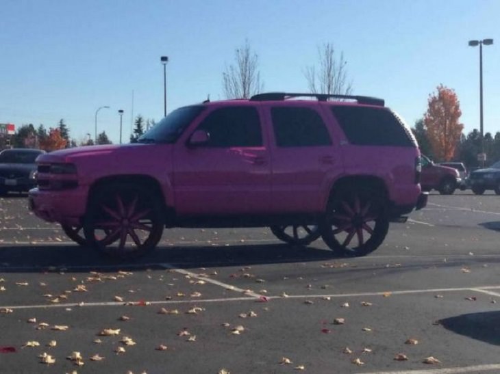 Cars with weird and strange appearances and unique features, car with big wagon wheels instead of tires