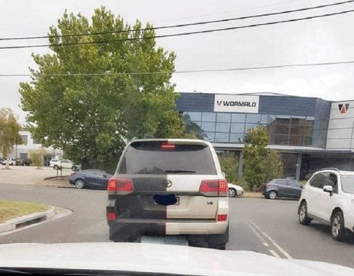 Cars with weird and strange appearances and unique features, half black and half white car