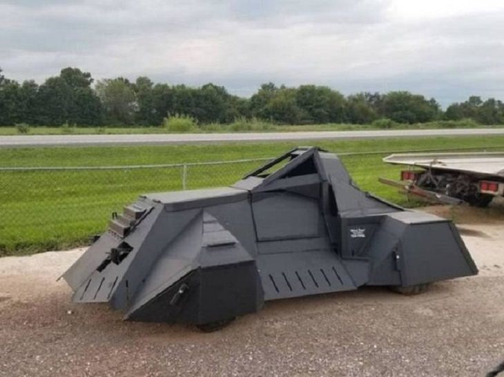 Cars with weird and strange appearances and unique features, car that looks like a miniature tank