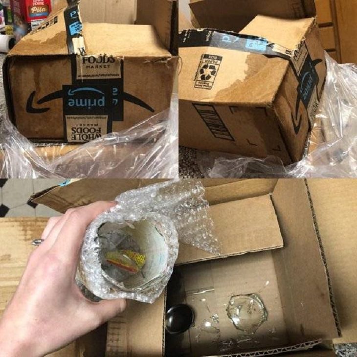 Hilariously frustrating and disappointing delivery disasters and packaging fails