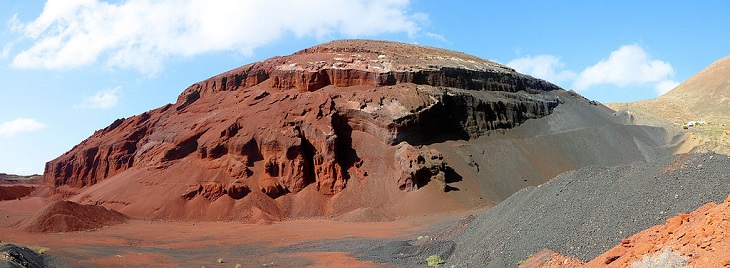 Photographs of the best sights and destinations in Lanzarote, one of the most popular islands in Spain’s Canary Islands, the Caldera de Masián near the village of Femés