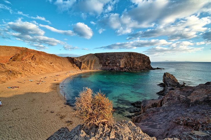 Photographs of the best sights and destinations in Lanzarote, one of the most popular islands in Spain’s Canary Islands, the gorgeous Papagayo Beach