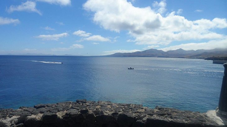 Photographs of the best sights and destinations in Lanzarote, one of the most popular islands in Spain’s Canary Islands, a sunny afternoon at the harbour in Puerto del Carmen's Old Town
