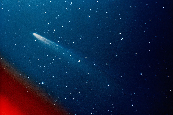 Comets that passed over earth in the last 5 centuries, Comet Kohoutek, a long term comet that returns only approximately every 100,000 years, officially designated C/1973 E1, 1973 XII, and 1973f